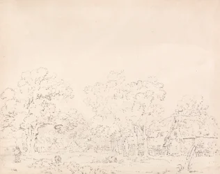 Ein Dorf im Wald